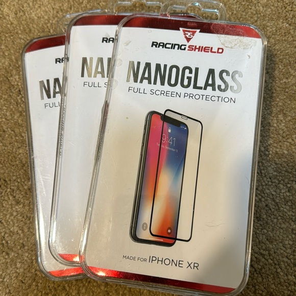 **NEW** Racing Shield Nanoglass Full Screen Protector for IPhone XR - Picture 1 of 2